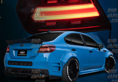 Corazon LED Tail Lamp Type-R Sequential Winker Red Lens - WRX S4
